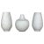 German Porcelain Op Art Leaf Vases from Heinrich Selb, 1970s, Set of 3 For Sale - Image 17 of 17