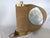 Dims.: 6" Diameter (Base) x 33"OAH Shade: 18" Diameter x 16"H Origin: France Circa: 1970's A suede table lamp from the 1970s.