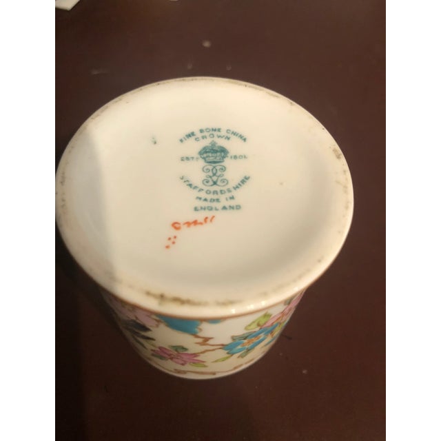 English Early 20th Century Crown Staffordahire Jelly Jar With Lid For Sale - Image 3 of 6