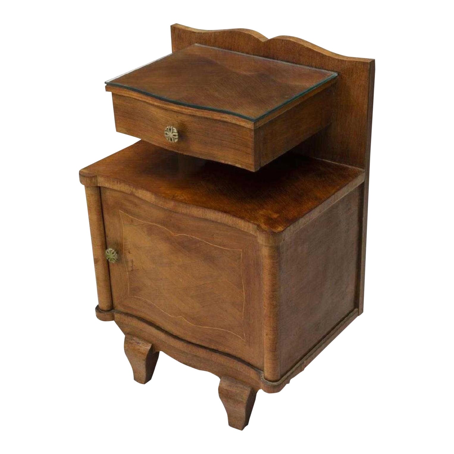 1930s French Art Deco Nightstand Table Chairish
