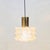 Large Mid-Century Amber Bubble Glass Ceiling Light by Helena Tynell for Limburg, Germany, 1960s For Sale - Image 4 of 10