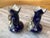 Mid 19th Century Mid 19th Century Old Paris Cobalt Vases- a Pair For Sale - Image 5 of 7