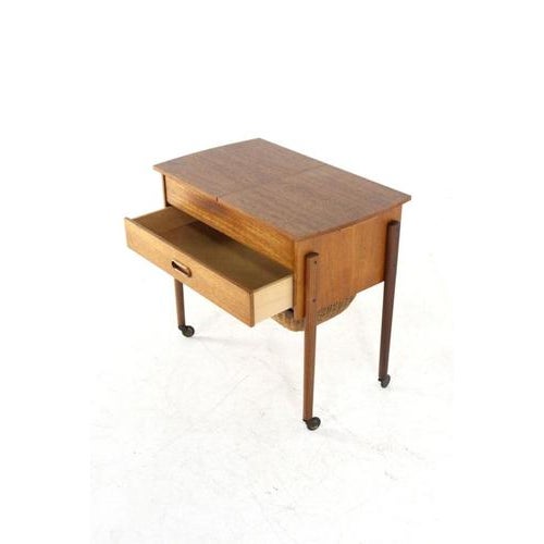Danish Sewing Cabinet in Teak, Denmark For Sale - Image 9 of 14