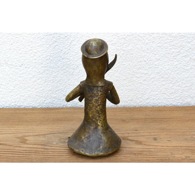 Metal Early 20th Century Benin Style African Warrior For Sale - Image 7 of 9