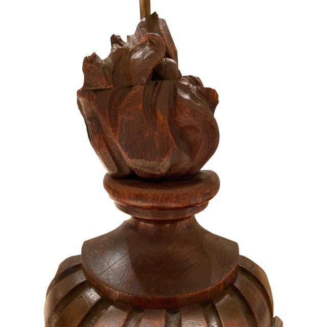 18th Century Architectural Fragments Made Into Lamps - a Pair For Sale - Image 4 of 7