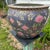This vintage large hand-painted medallion Chinese Famille Rose fishbowl/jardiniere is a handmade collectible piece...