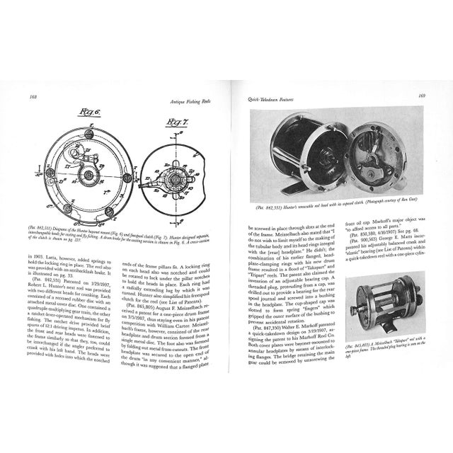 "Antique Fishing Reels: Your Illustrated Guide to Identifying and Understanding u.s. Patented Models Through 1920" 1985 Vernon, Steven K. For Sale - Image 4 of 12