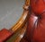 English Estate Oxblood Leather Throne Armchair, 1840s For Sale - Image 8 of 18