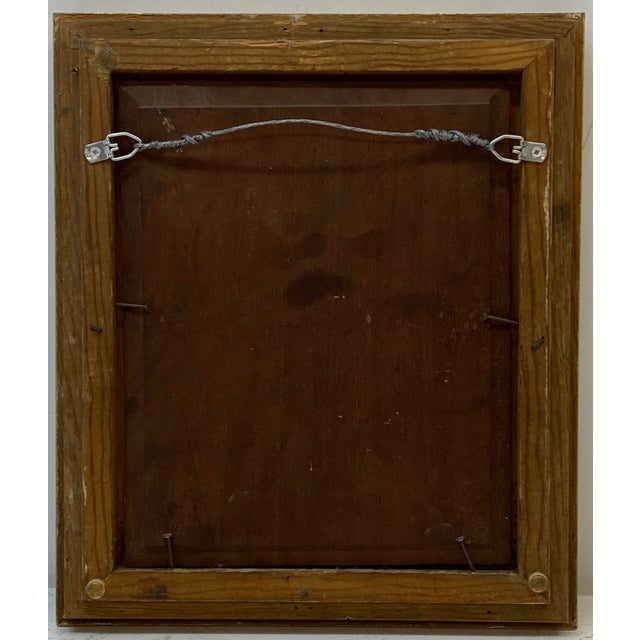 19th Century Georges Jean Marie Haquette "Fishermans Daughter" Original Oil Painting W/Print For Sale - Image 10 of 12