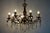 French Brass Crystal Eight-Light Chandelier, 1950s For Sale - Image 10 of 12