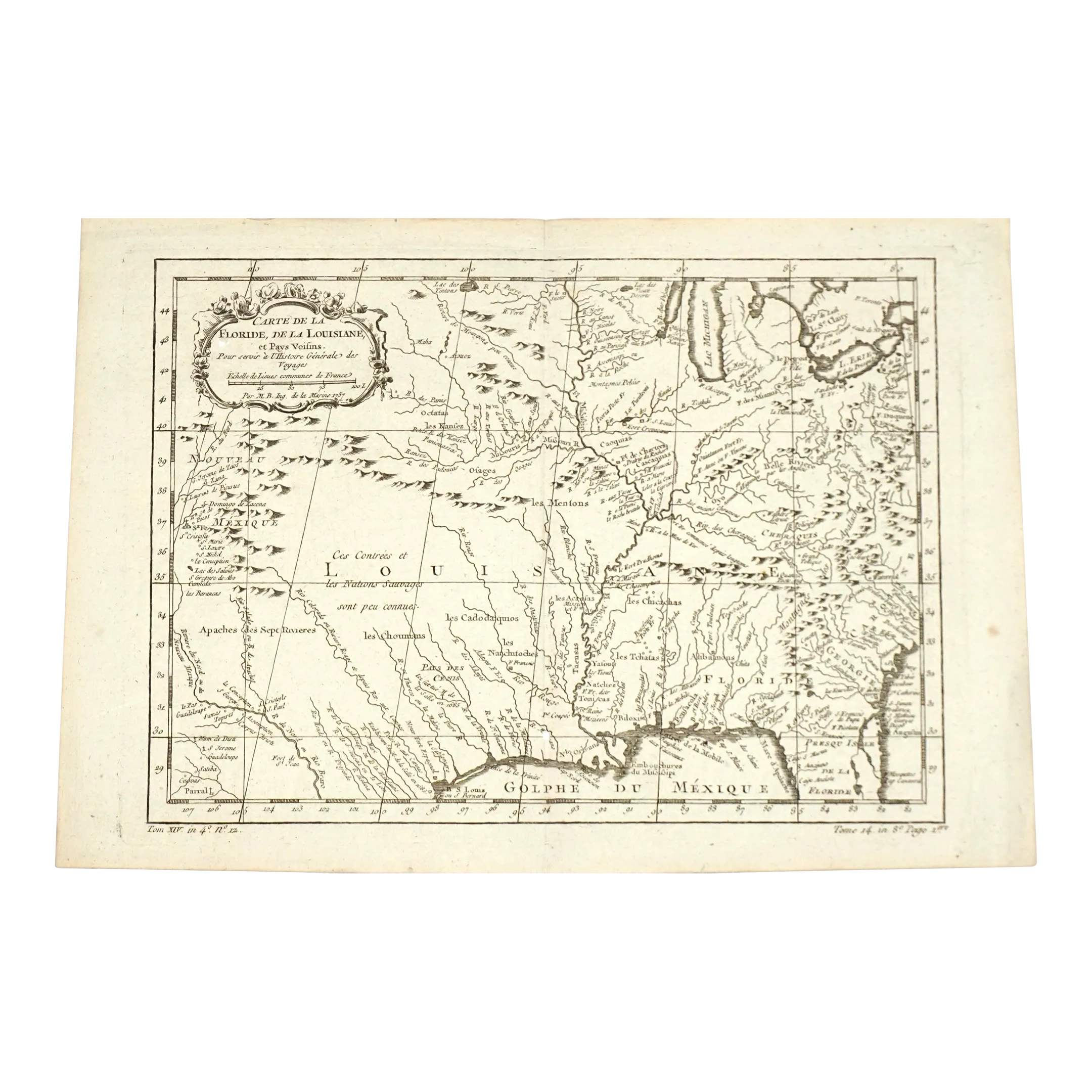 Original Antique Map of Florida - Original Antique Map Of Florida And Louisiana C1800 5911