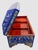 Traditional Handmade Lapis & Mother of Pearl Jewelry Box - Trinket Box From Egypt For Sale - Image 3 of 10