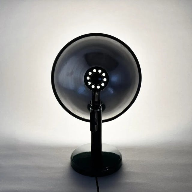 1970s Vintage Industrial Metal and Beech Wood Table Lamp, 1970s For Sale - Image 5 of 11