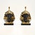 Vintage Italian Ceramic Pharaoh Table Lamps, 1980s, Set of 2 For Sale - Image 6 of 11