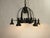 Viennese Wrought Iron Chandelier, Austria, 1900s For Sale - Image 4 of 18