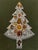1970s Costume Jewelry Christmas Tree Collage Framed Wall Art For Sale - Image 4 of 12