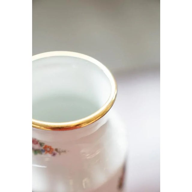 Cream Amphora-Shaped Vase from Limoges, 1970s For Sale - Image 8 of 11