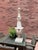 Ceramic Monumental Mid-Century Viúva Lamego Portuguese White Glazed Ceramic Finial, 48.5” For Sale - Image 7 of 12