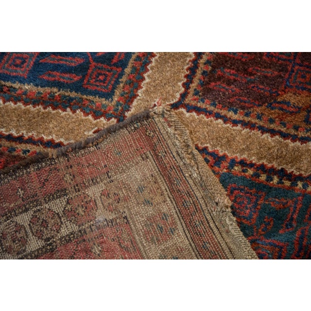 Persian Antique Fine Hamadan Rug - 4'1" X 6'7" For Sale - Image 3 of 12