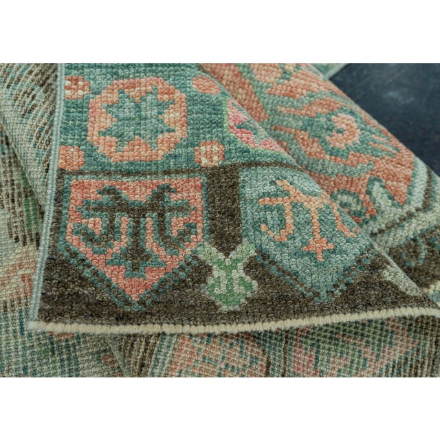Textile Turkish Oushak Rug 2'10" x 20' #20080 For Sale - Image 7 of 8