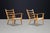 1940s Italian Sculptural Beechwood Armchairs with Woven Rope Seats, 1940, Set of 2 For Sale - Image 5 of 11