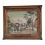 Vintage Original Scandinavian Harbor Oil Painting For Sale