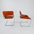 Italian Cognac Leather and Chrome Tubular Sling Chair, 1970s For Sale - Image 4 of 11