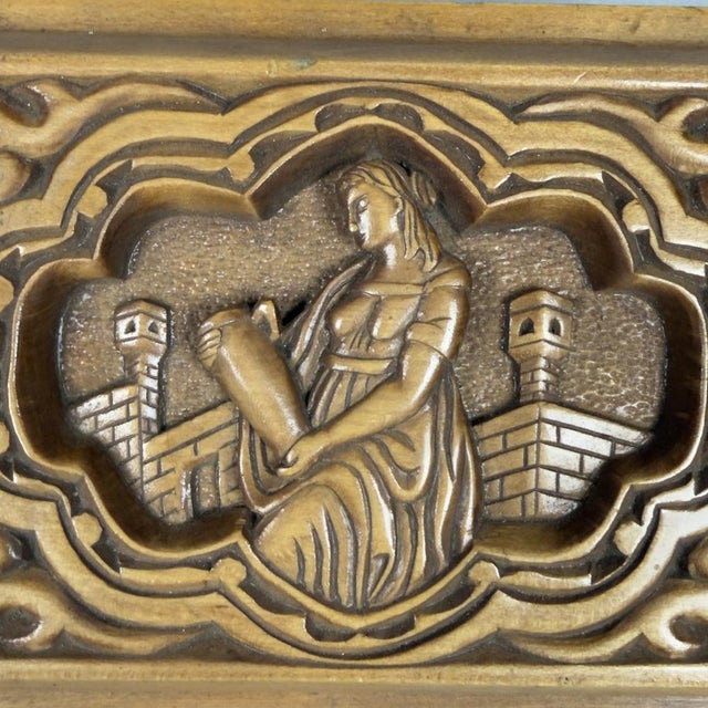 Brown Vintage Hand-Carved Wooden Jewelry Box by Ignoto, 1960s For Sale - Image 8 of 16