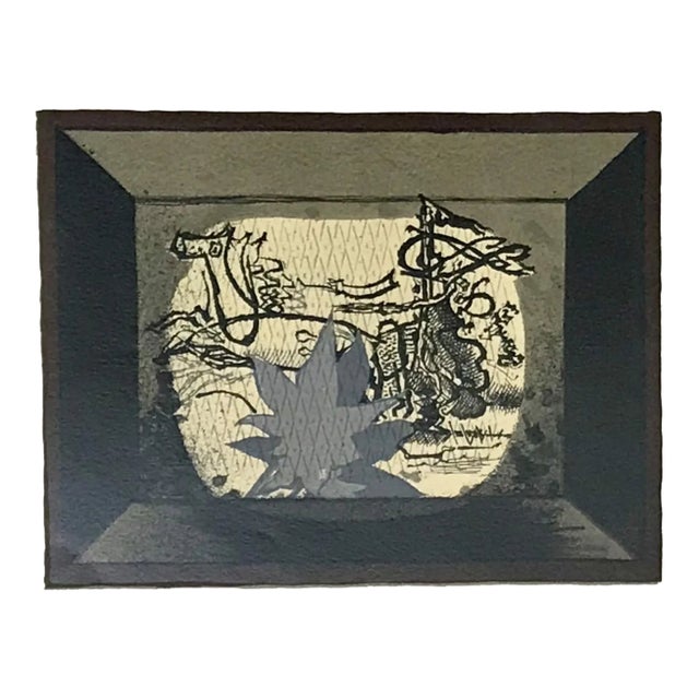 Georges Braque Lithograph P89 Le Char 3 1963 For Sale