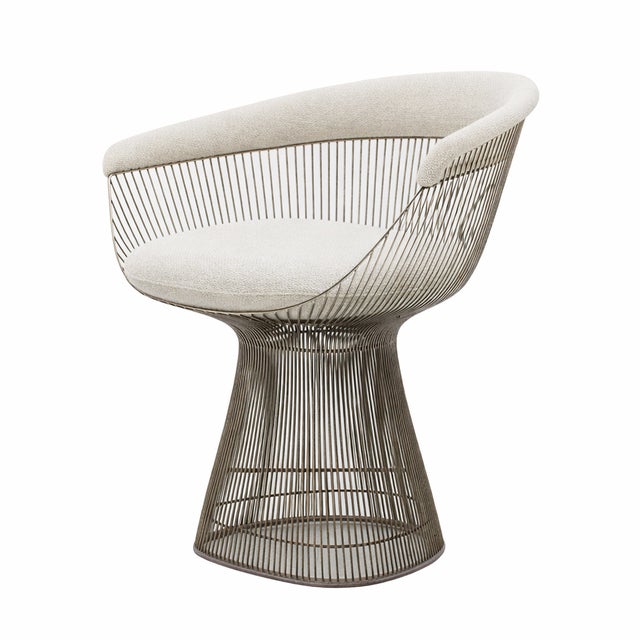 1960s Chairs with Steel Structure by Warren Platner for Knoll Inc. / Knoll International, 1960s, Set of 4 For Sale - Image 5 of 14