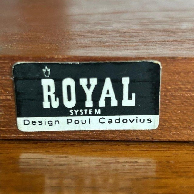 Mid-Century Danish Royal Wall Unit by Poul Cadovius, 1950s For Sale - Image 12 of 13