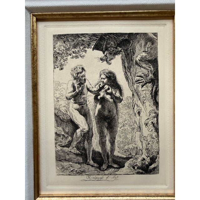 I have two of these beautifully mounted and framed etchings. I assume they are contemporary prints of the images. Gorgeous...