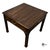 American Vintage Henredon Chippendale Style Mahogany Side Table For Sale - Image 3 of 12