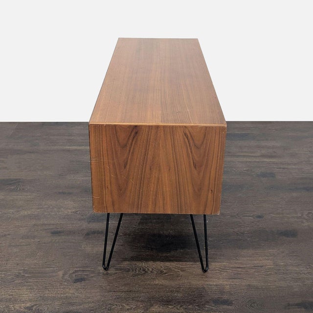 2000 - 2009 Mid-Century Modern 6-Drawer Dresser With Hairpin Legs For Sale - Image 5 of 11