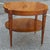 Wood Late 20th Century Regency Style Banded Mahogany Two-Tier Side Table For Sale - Image 7 of 10