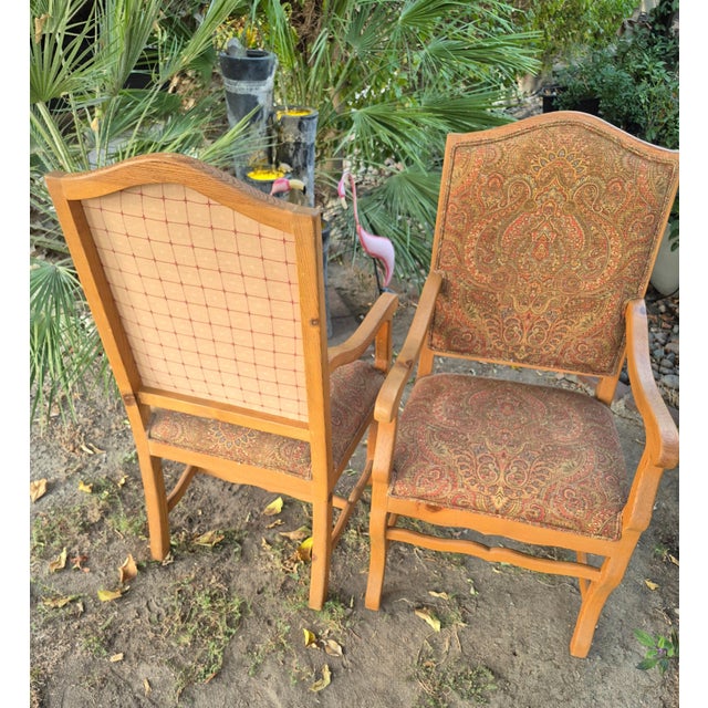 Bring a touch of classic European elegance to your interior with this handsome pair of mid-to-late 20th-century French...