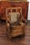 English Country Pine Chair circa 1800 with Scrolled Arms and Lift-Top Seat For Sale - Image 9 of 12