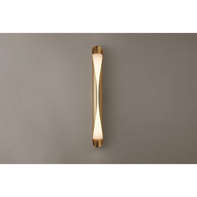 Contemporary Oblong Cocon Wall Lamp by Jennifer Midoz For Sale - Image 3 of 8