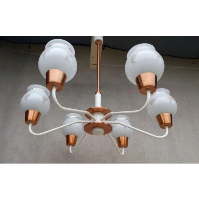 Vintage Type 54 Chandelier from Drukov, 1970s For Sale - Image 9 of 13
