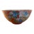 Late 20th Century Large Kutani Style Japanese Porcelain Centerpiece Bowl With Floral & Figural Decoration For Sale
