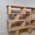DESIGN FRERES Shelves 'Verticale' Polished Oak Shelving Unit For Sale - Image 4 of 11