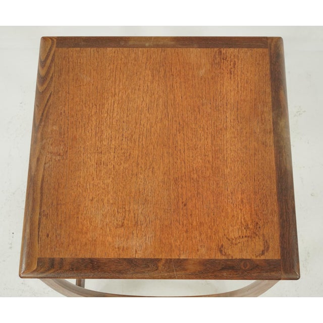 G Plan Set of 1960s G-Plan Astro Teak Nesting Tables-Unmarked For Sale - Image 4 of 11