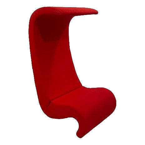Vintage Amobe Lounge Chair by Verner Panton for Vitra, 1970s For Sale