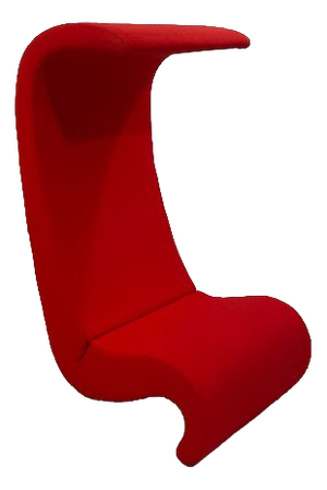 Vintage Amobe Lounge Chair by Verner Panton for Vitra, 1970s
