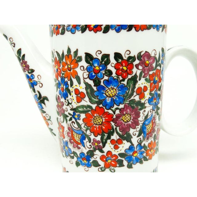 1970s Hand-Painted Jug from Chodzież, Poland, 1970s For Sale - Image 5 of 16