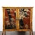 Art Deco Bamboo & Cubist Red & Black Geometric Detailed Gilt Chinoiserie Cabinet For Sale - Image 4 of 18
