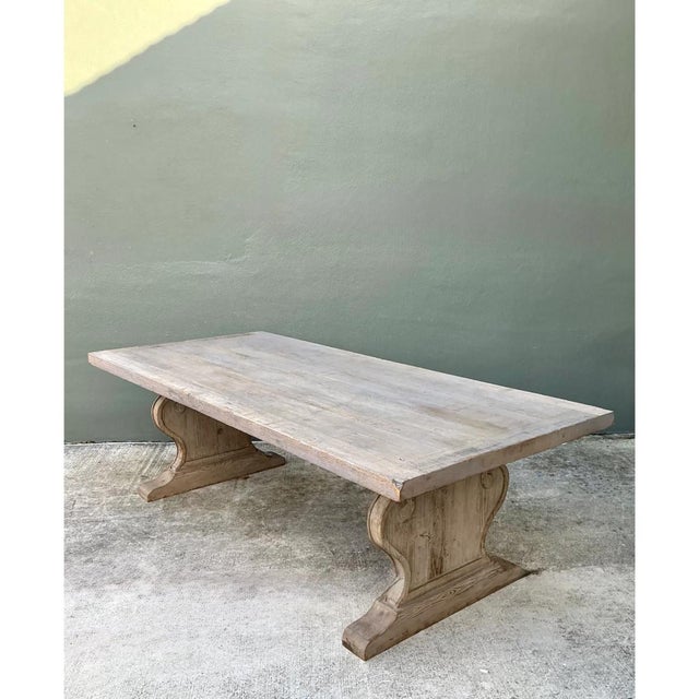 Vintage Sculptural Wood Dining Table For Sale - Image 12 of 14