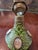 Mid 19th Century Antique Emerald Jade Green Opaline Crystal Perfume Bottle For Sale - Image 5 of 13