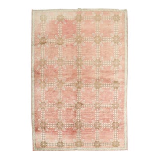 Vintage Turkish Konya Rug - 3'11" x 5'4" For Sale