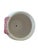 Grandmillenial White Ceramic Fishbowl Planter With Pink Bow For Sale - Image 11 of 14